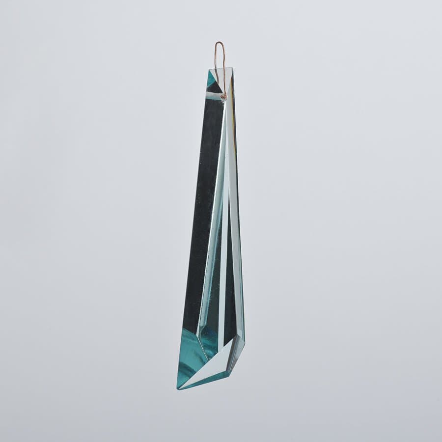 Faceted glass shard ornament by Andrew O. Hughes