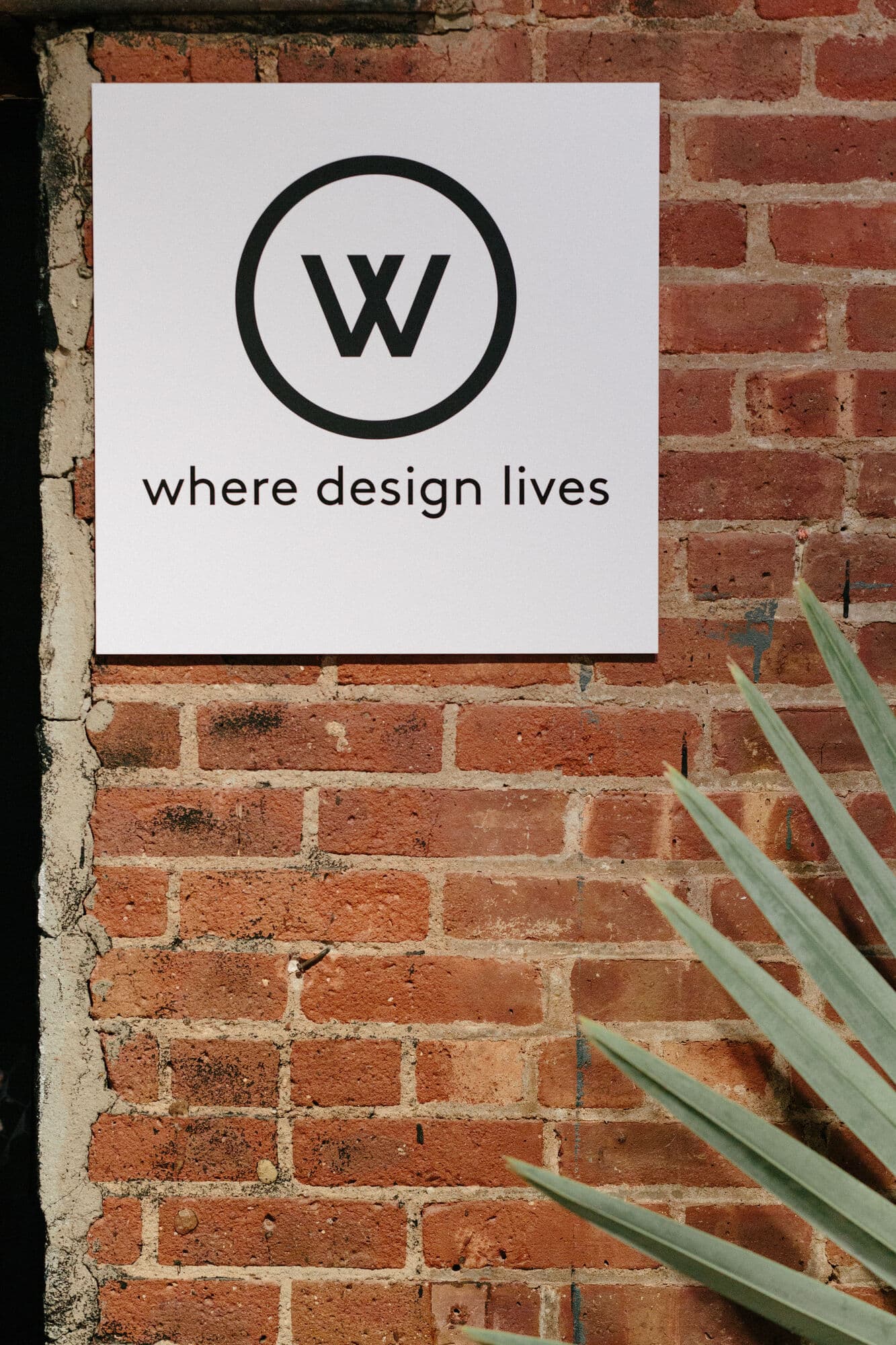 WorkOf sign reading where design lives